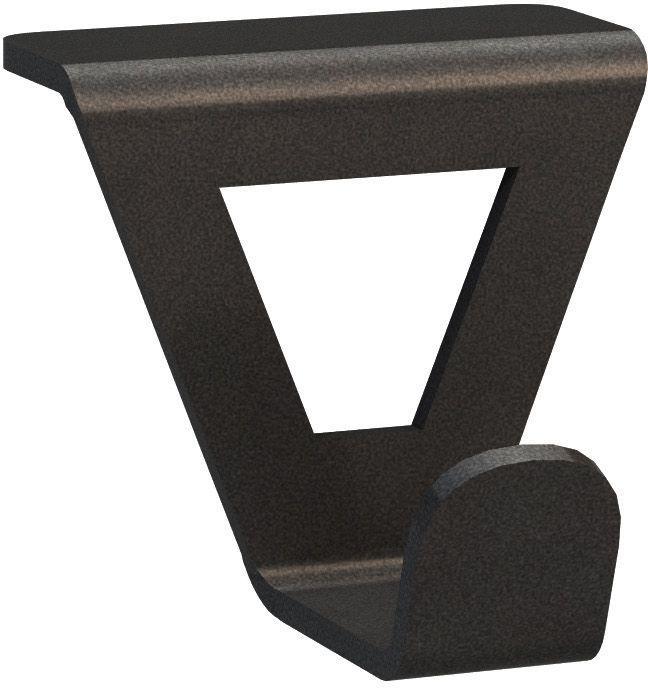 Háček na tašky ke stolu ALFA ROOT černá