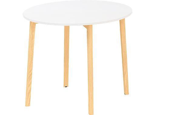 Jednací stůl ALFA ROOT konferenční, kruh, 900 mm, bílá