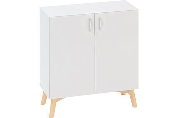 Policová skříň ALFA ROOT 2M dveře, šíře 800 mm, bílá