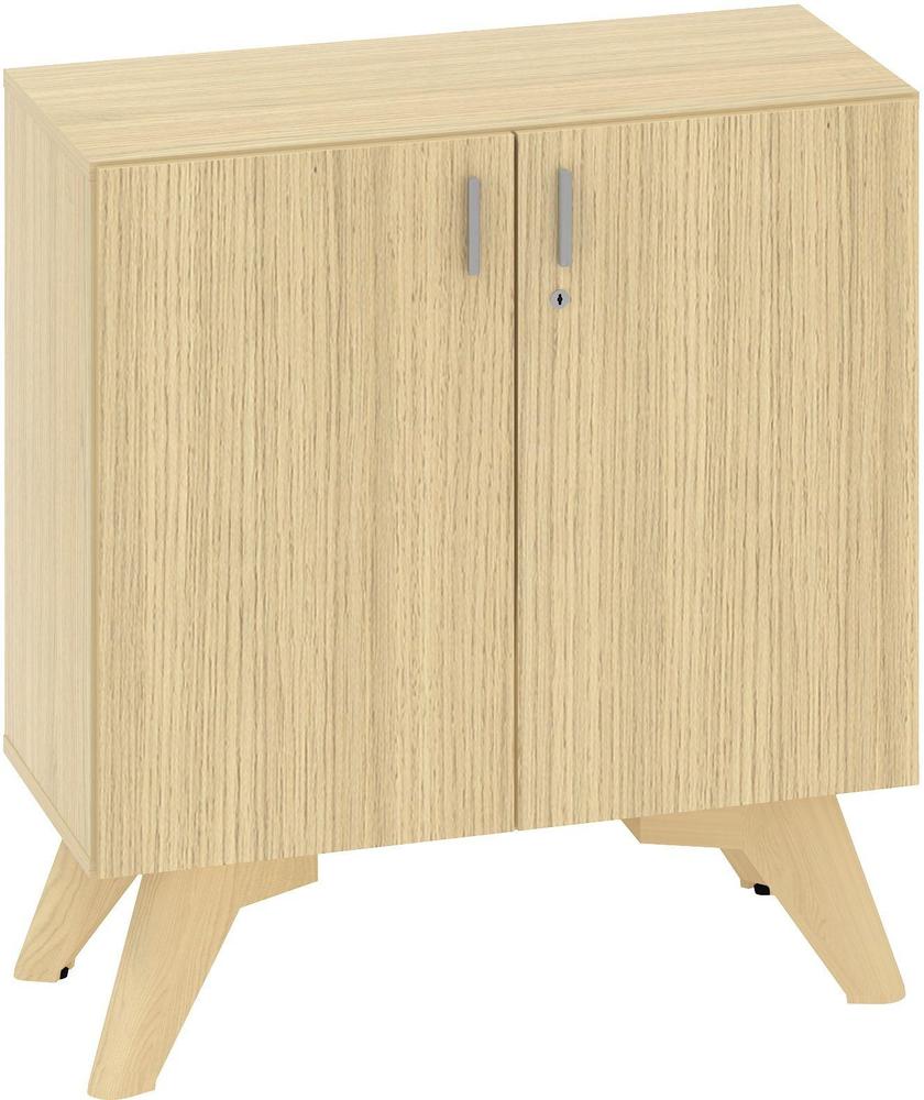 Policová skříň ALFA ROOT 2M dveře, šíře 800 mm, dub vicenza