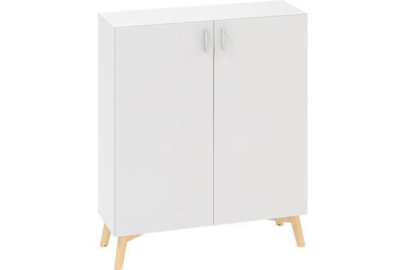 Policová skříň ALFA ROOT 3M dveře, šíře 1000 mm, bílá