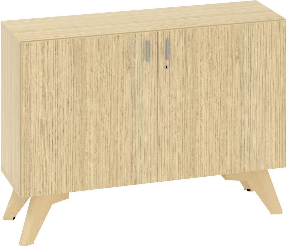 Policová skříň ALFA ROOT 2M dveře, šíře 1200 mm, dub vicenza