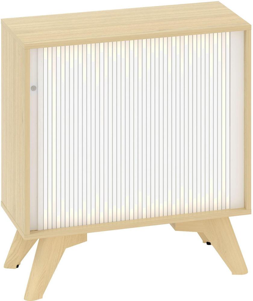 Policová skříň ALFA ROOT 2M roletová, šíře 800 mm, dub vicenza