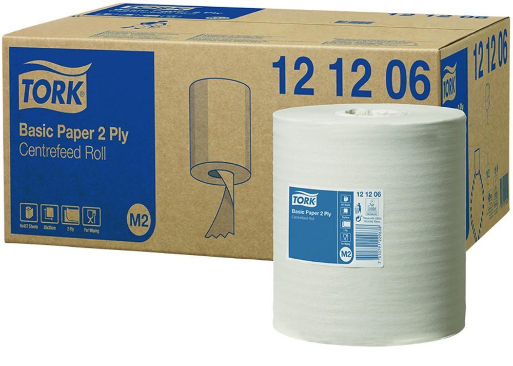 Tork ručník M- univerzál bílý 2-vrstvý recykl, návin 160 m