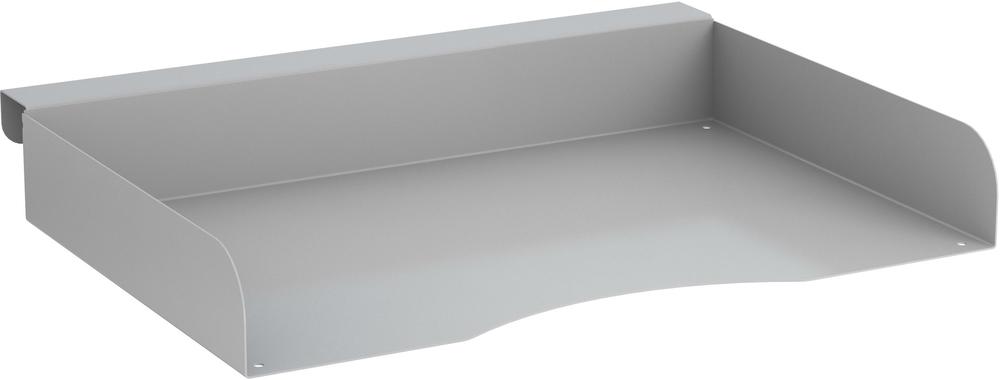 Zásobník na papír A4 závěsný na paraván, ALFA 625, šedá