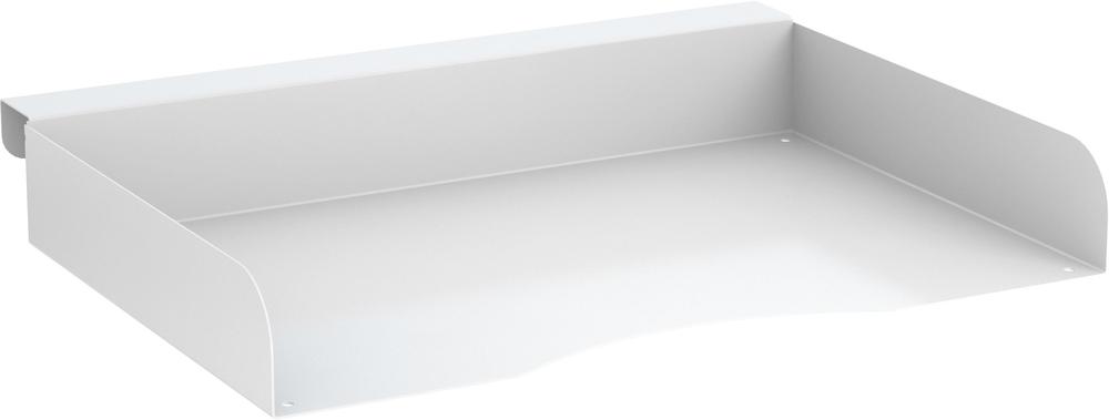 Zásobník na papír A4 závěsný na paraván, ALFA 625, bílá