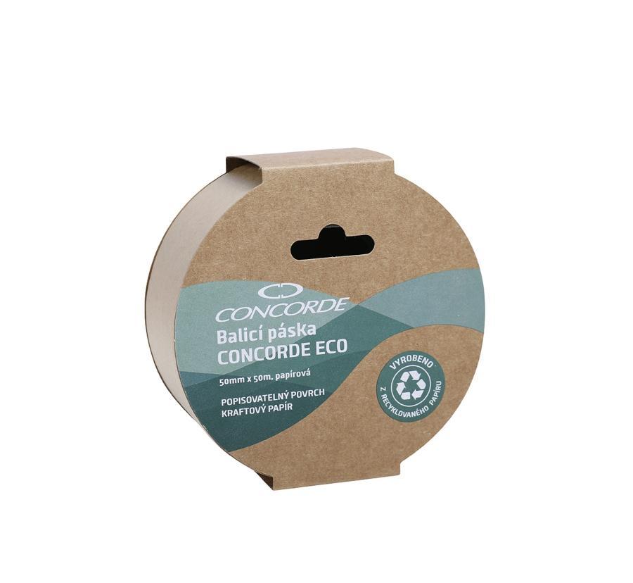 CONCORDE lepicí páska balící ECO 50 mm x 50 m papírová