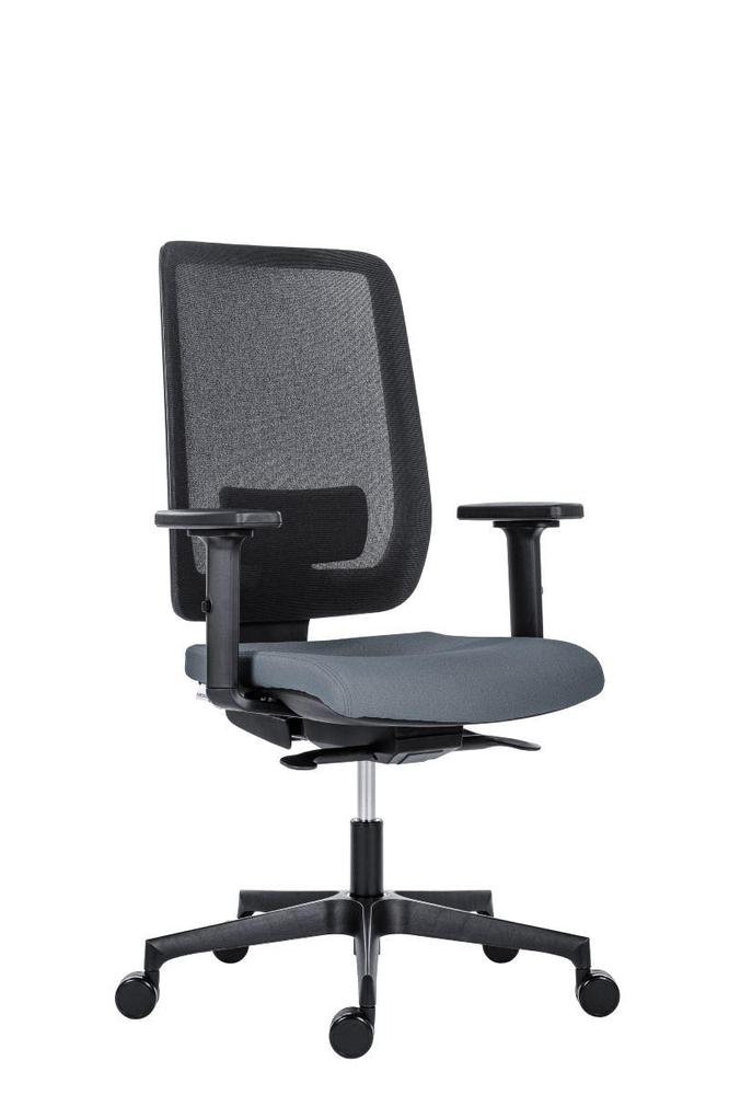 Kancelářská židle ECLIPSE -1930 SYN NET BN06 + BR16 šedá