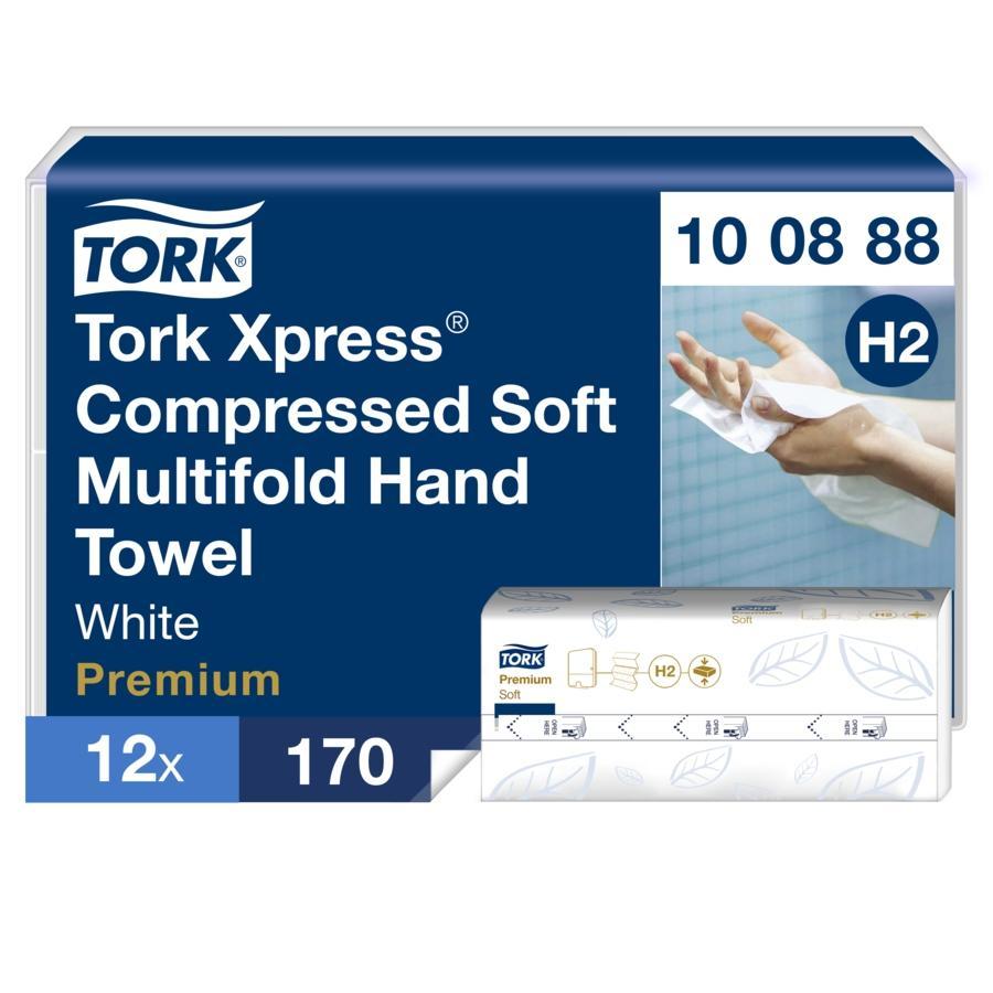 Tork ručník Xpress Multifold celulóza 2-vrstvý 21x32cm / 2040ks
