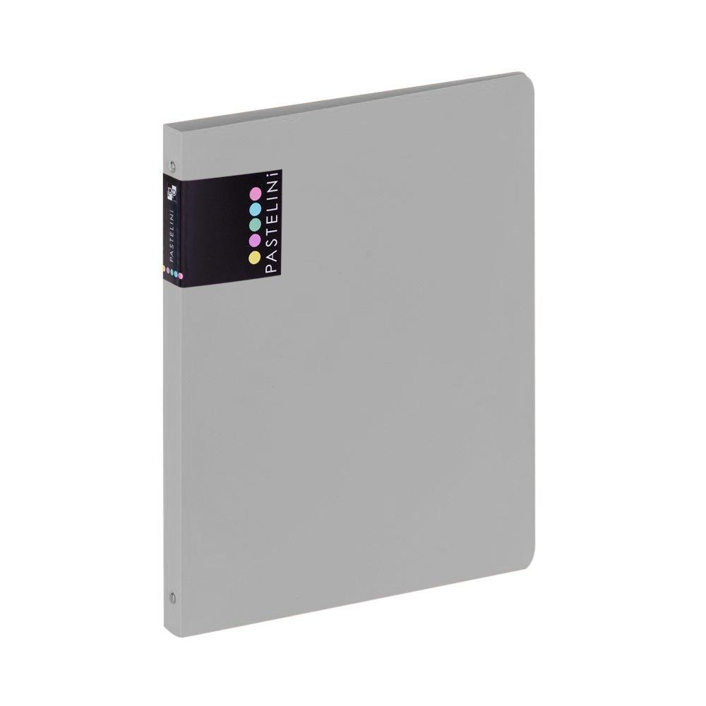 KARTON P+P pořadač 4-kroužkový PP PASTELINI A4 šedý