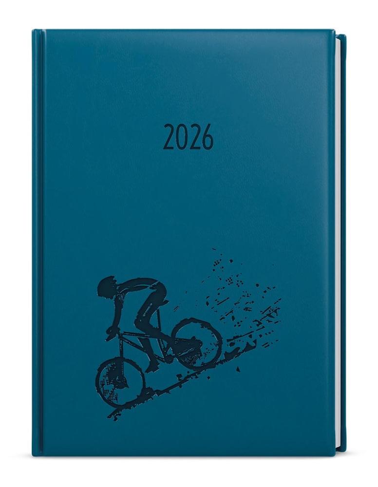 Baloušek Tisk diář týdenní Prokop Vivella s ražbou B6 petrolejová - Kolo