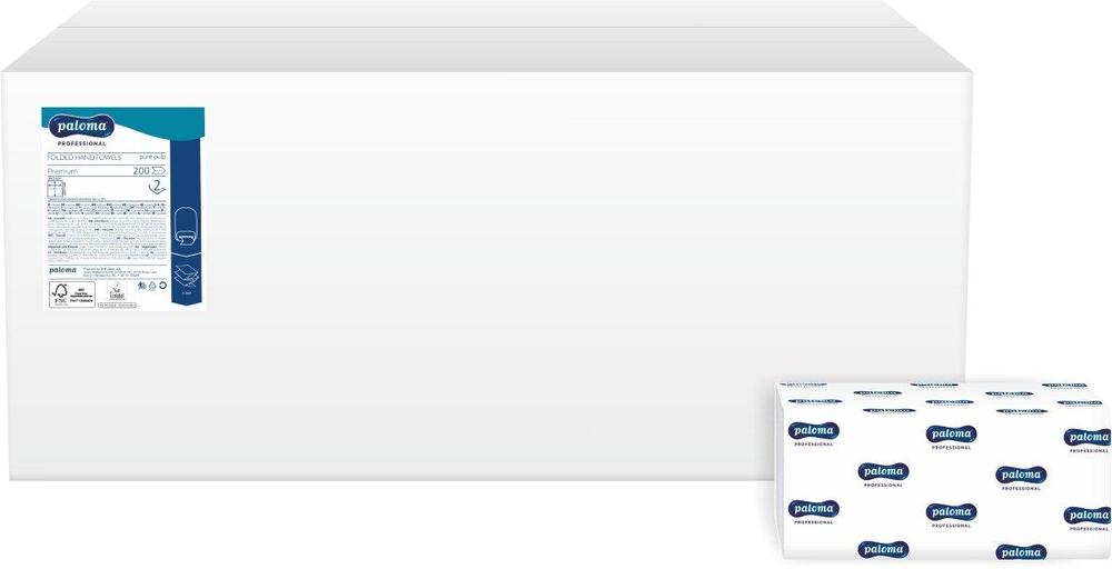 Harmony ručník ZZ Paloma Professional 2-vrstvý celulózový, 22 x 24, 200 ks / 20 balení