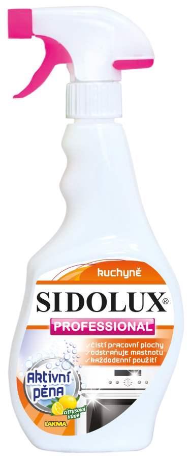 Sidolux Professional kuchyně aktivní pěna 500 ml, citrusová vůně