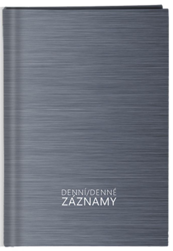 Baloušek Tisk denní záznamy A5 šedý