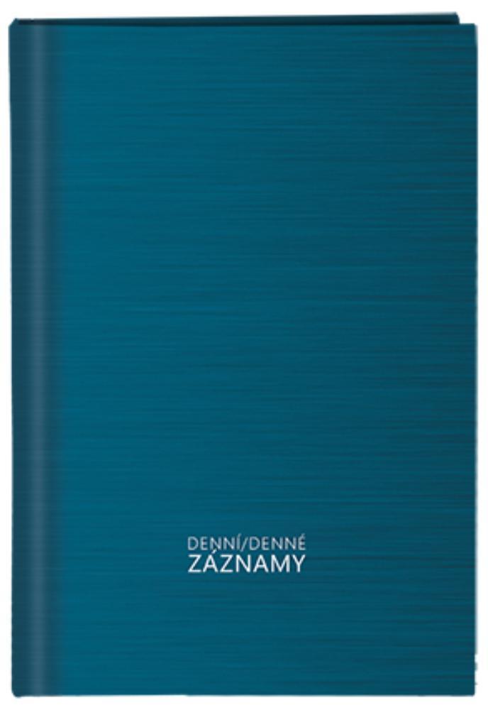Baloušek Tisk denní záznamy A4 tyrkys