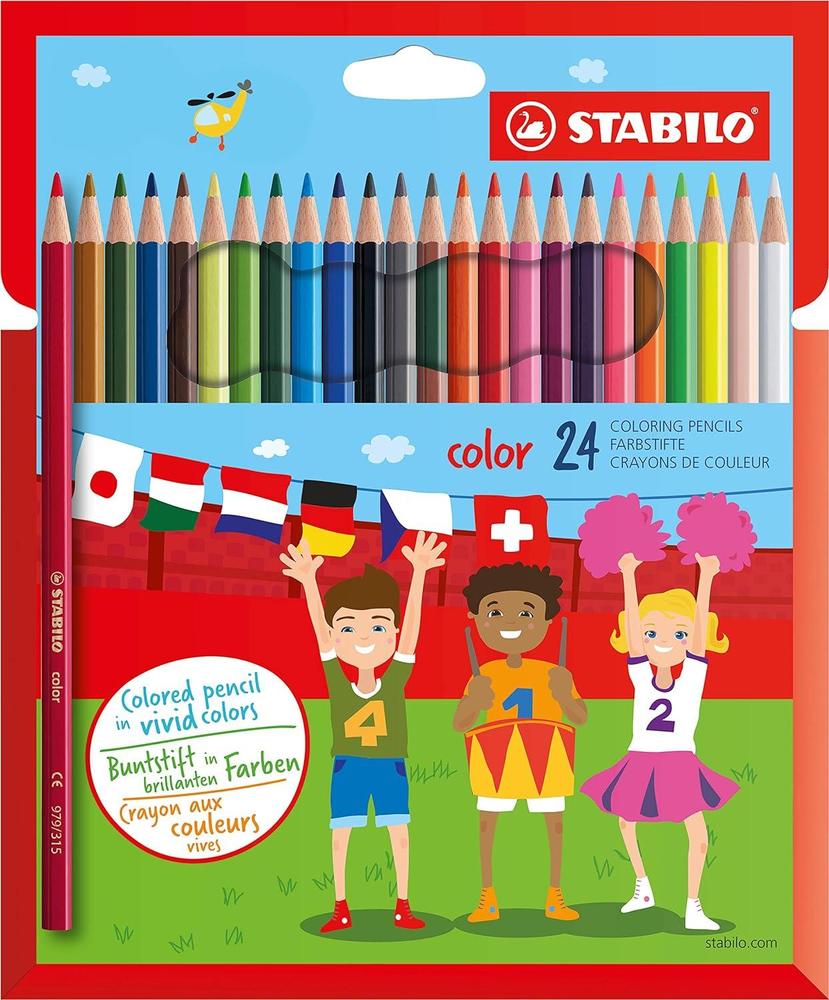Pastelky STABILO color 24 ks v papírové krabičce