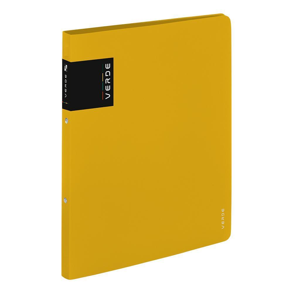 KARTON P+P pořadač 2-kroužkový PP VERDE A4, hořčicový