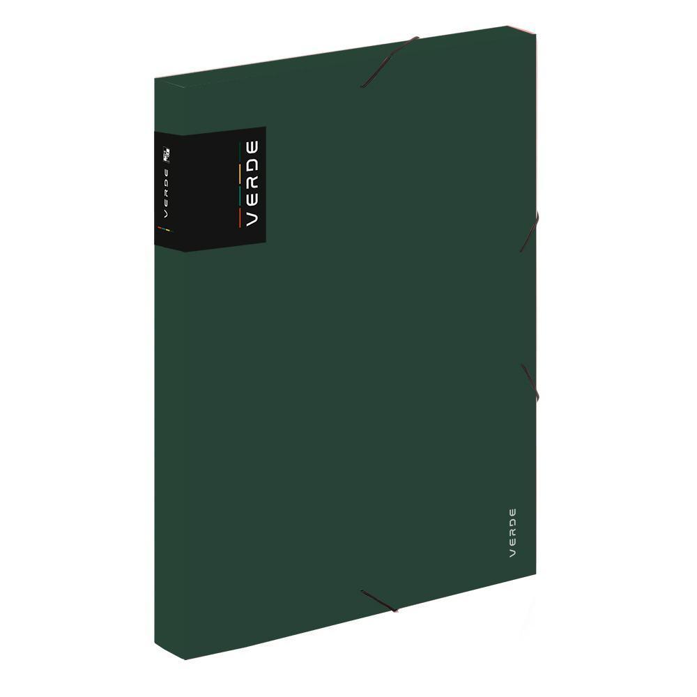 KARTON P+P box s gumou PP VERDE A4, zelený