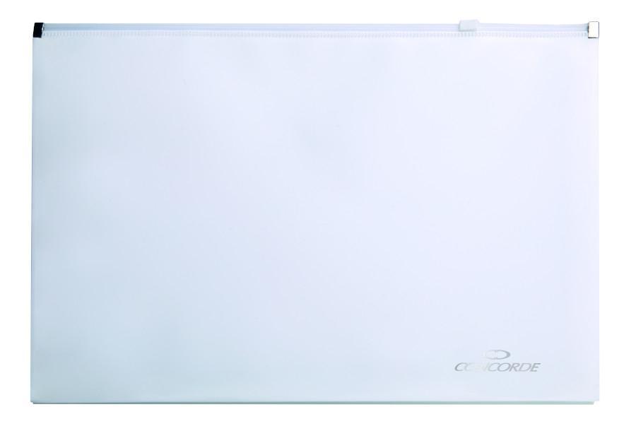 CONCORDE spisovka se zipem A4, bílá