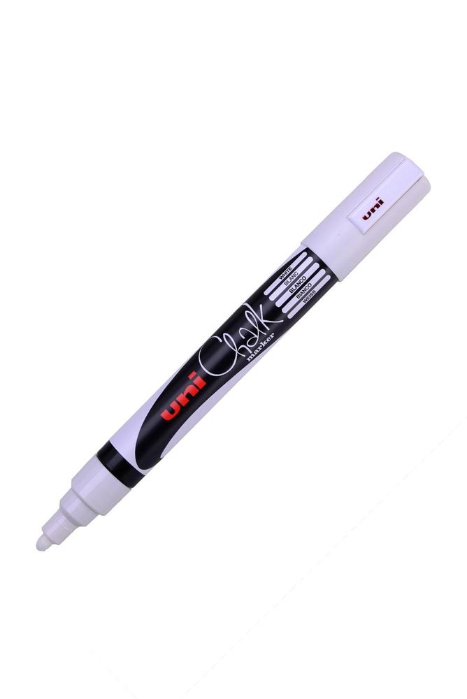 Popisovač křídový UNI PWE-5M 1,8-2,5 mm, bílý