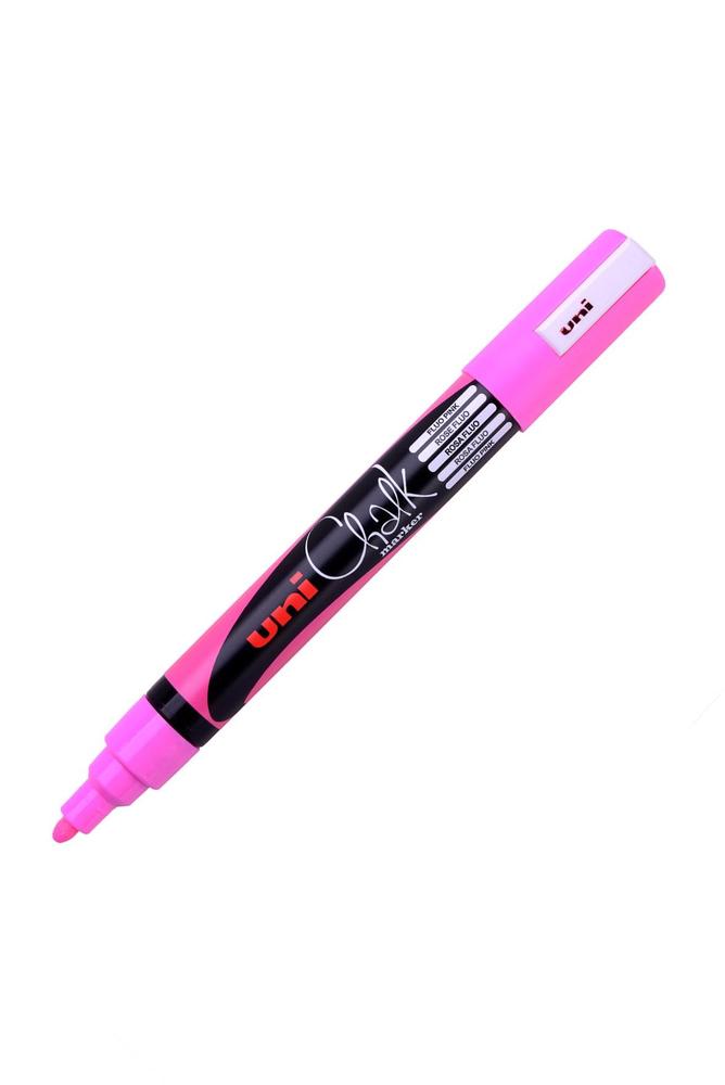 UNI popisovač křídový PWE-5M 1,8-2,5 mm, růžový fluoresc.