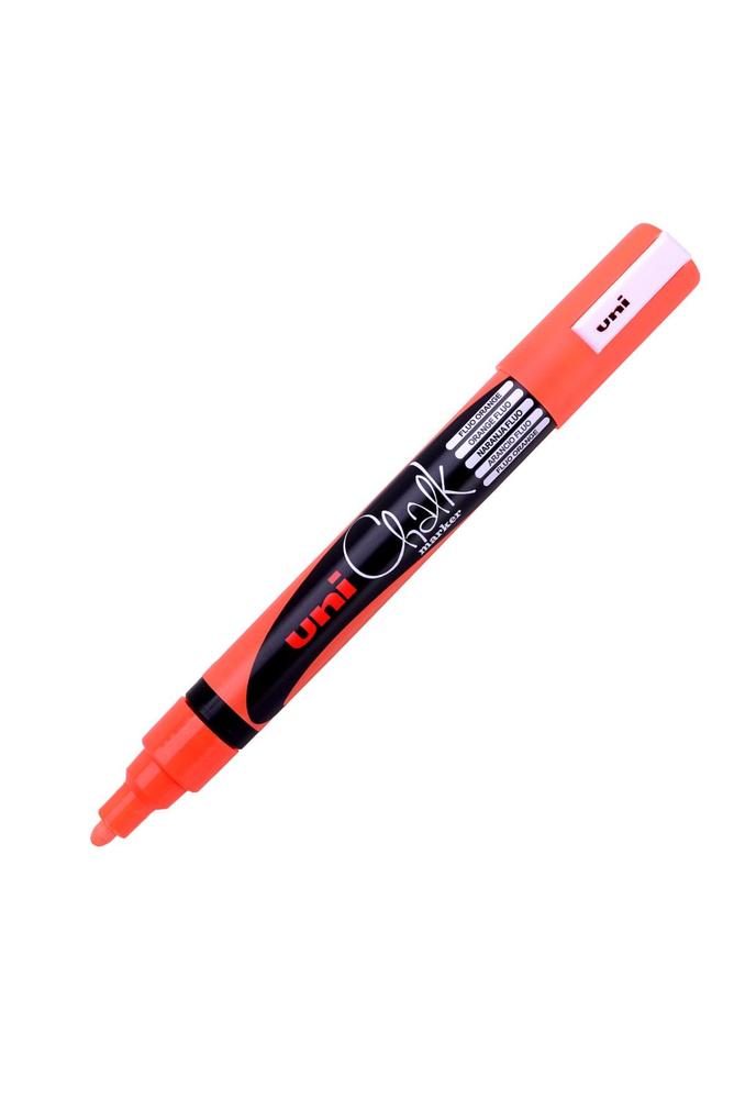 UNI popisovač křídový PWE-5M 1,8-2,5 mm, oranžový fluoresc.