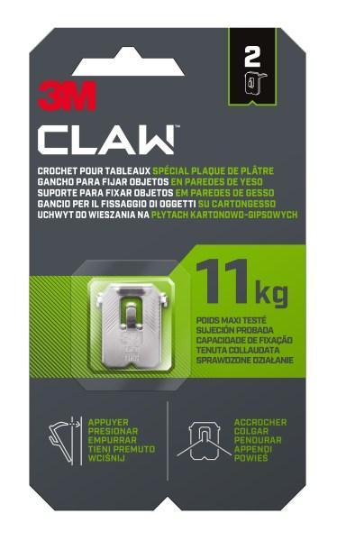 Háček 3M Claw™na sádrokarton 11 kg/2 ks