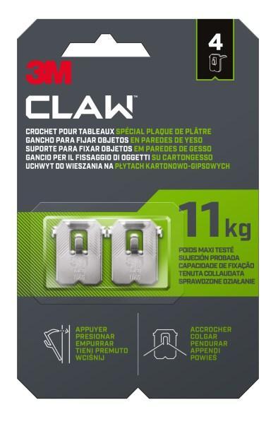 Háček 3M Claw™na sádrokarton 11 kg/4 ks