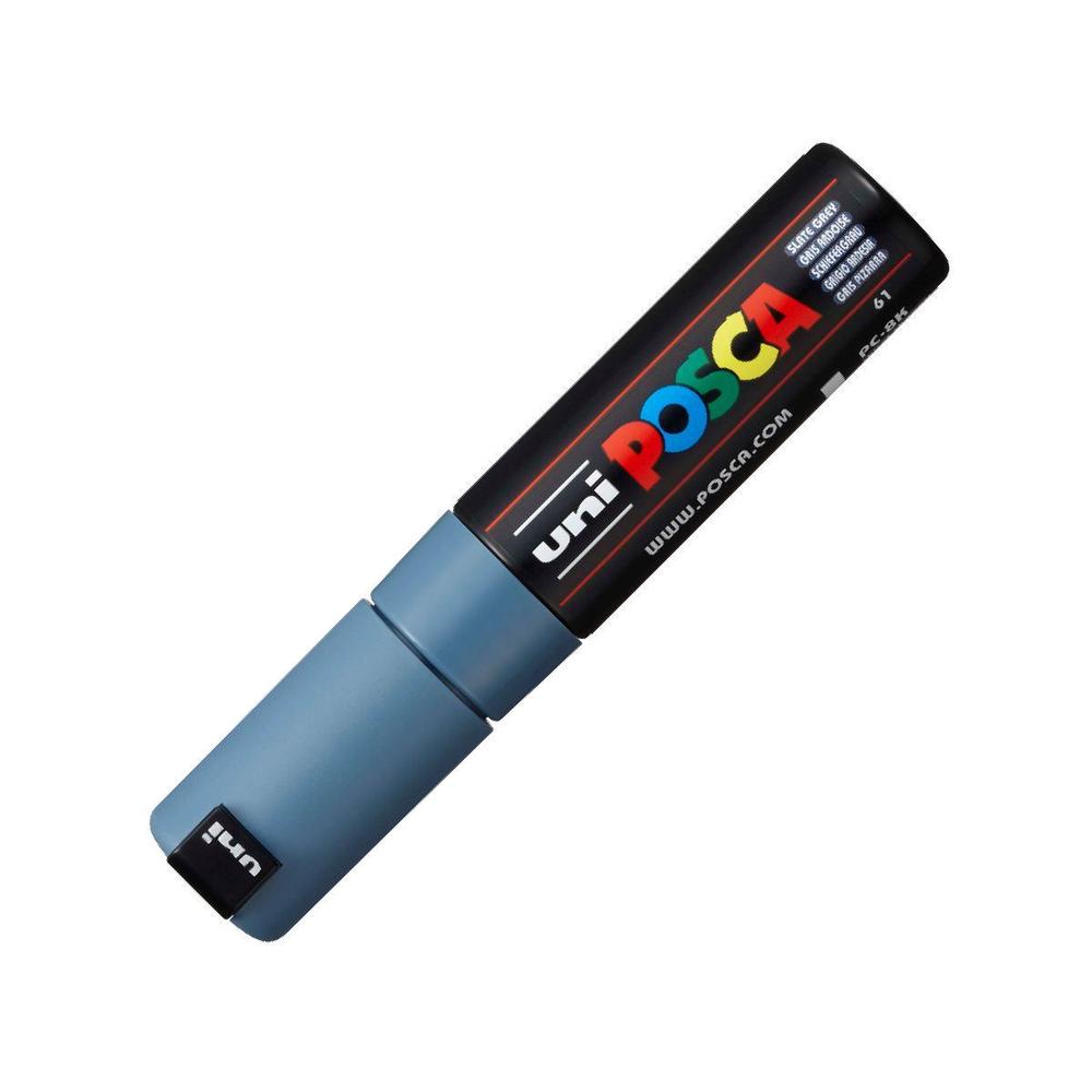POSCA unikátní popisovač PC-8K 8 mm břidlicově šedý
