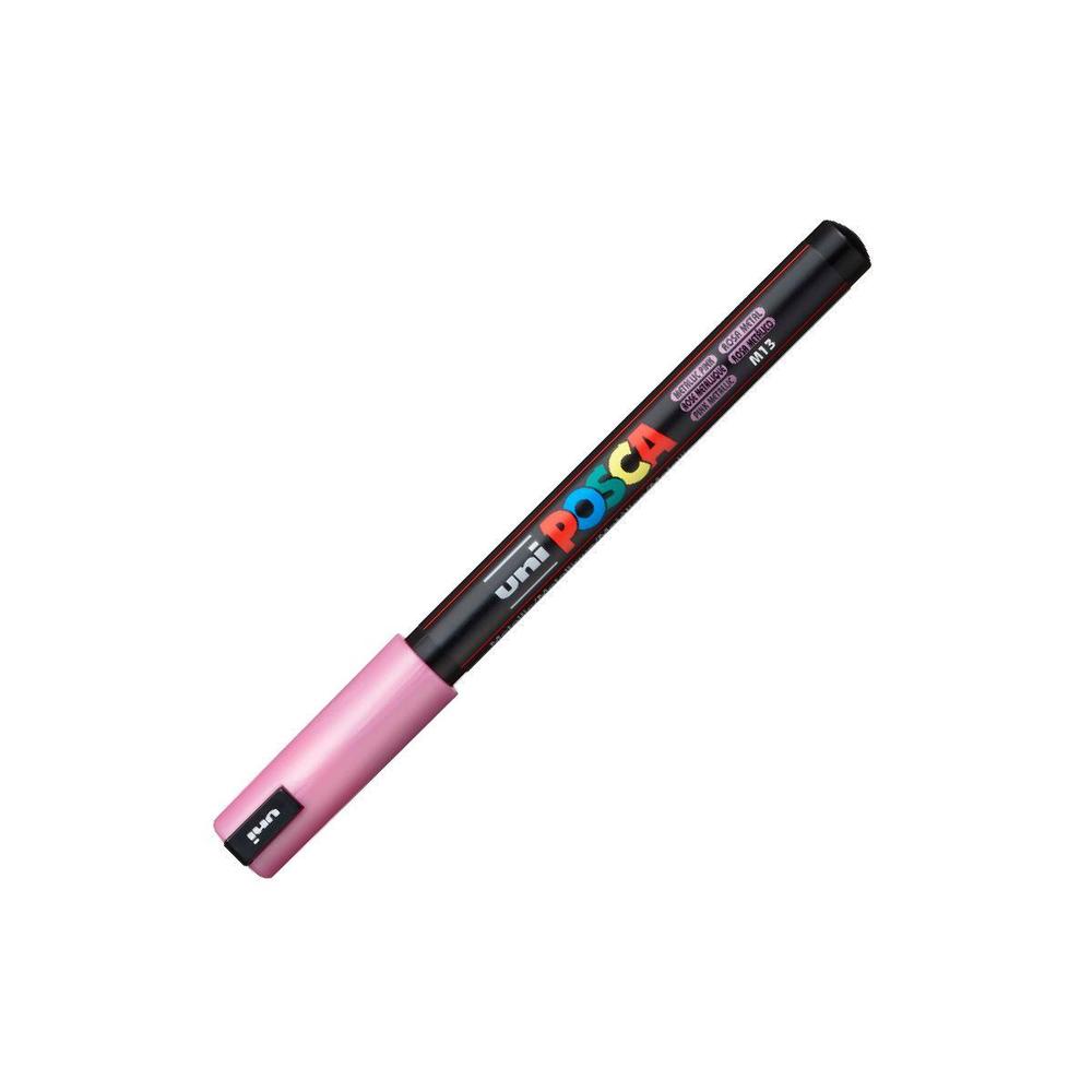 POSCA unikátní popisovač PC-1MR 0,7 mm metal.růžový