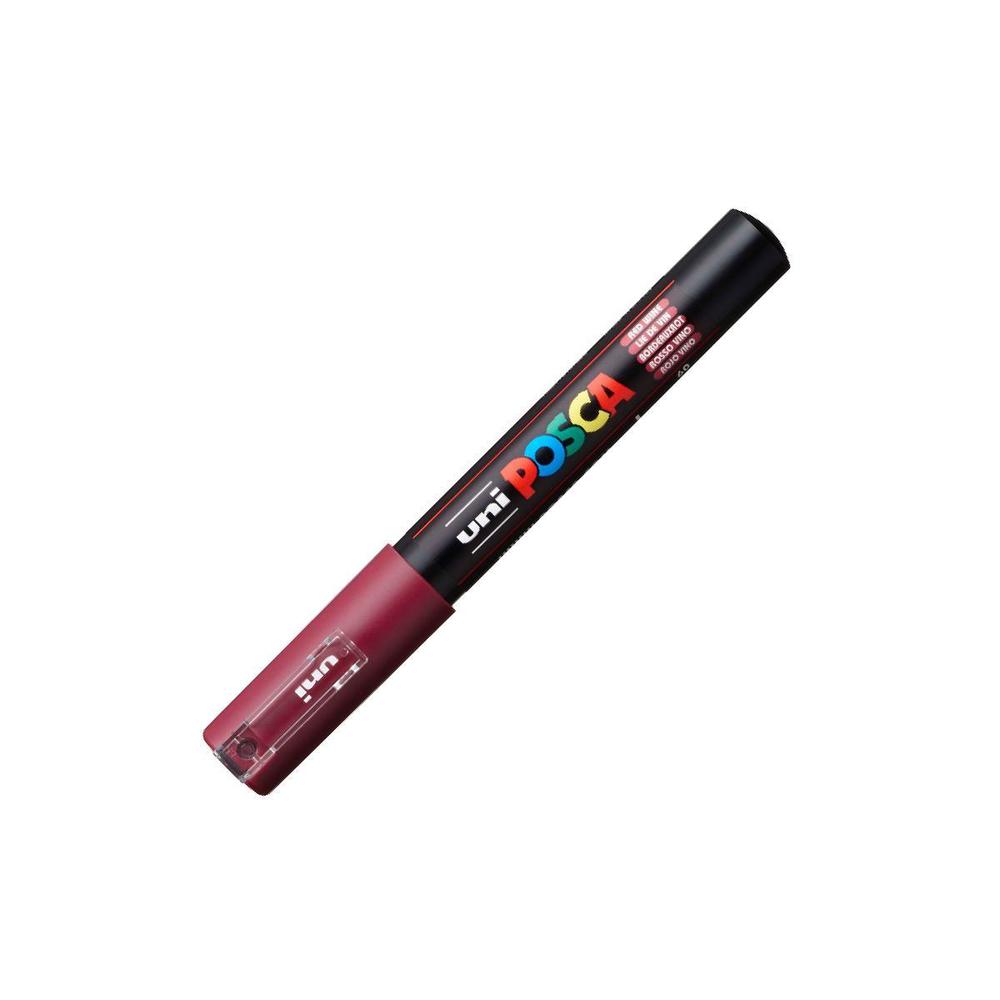 POSCA unikátní popisovač PC-1M 0,7 -1 mm bordó