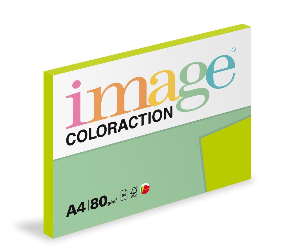 Coloraction papír kopírovací A4 80 g zelená střední 100 listů