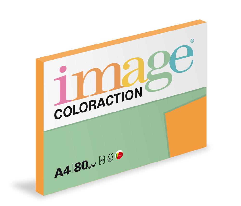 Coloraction papír kopírovací A4 80 g oranžová sytá 100 listů