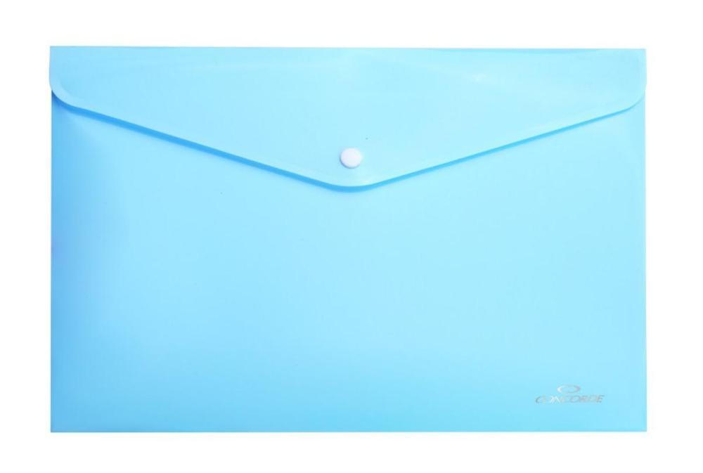 CONCORDE spisovka s drukem A4, pastel modrá