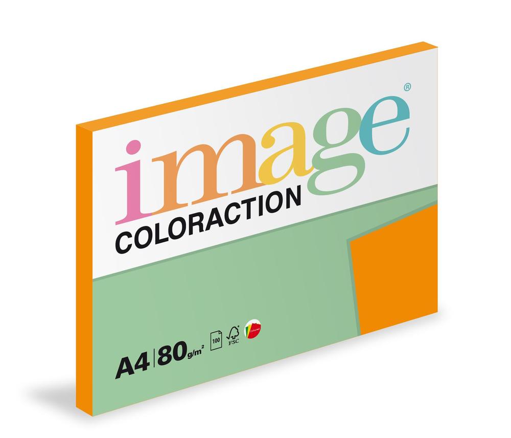 Coloraction papír kopírovací A4 80 g oranžová cihlová 100 listů