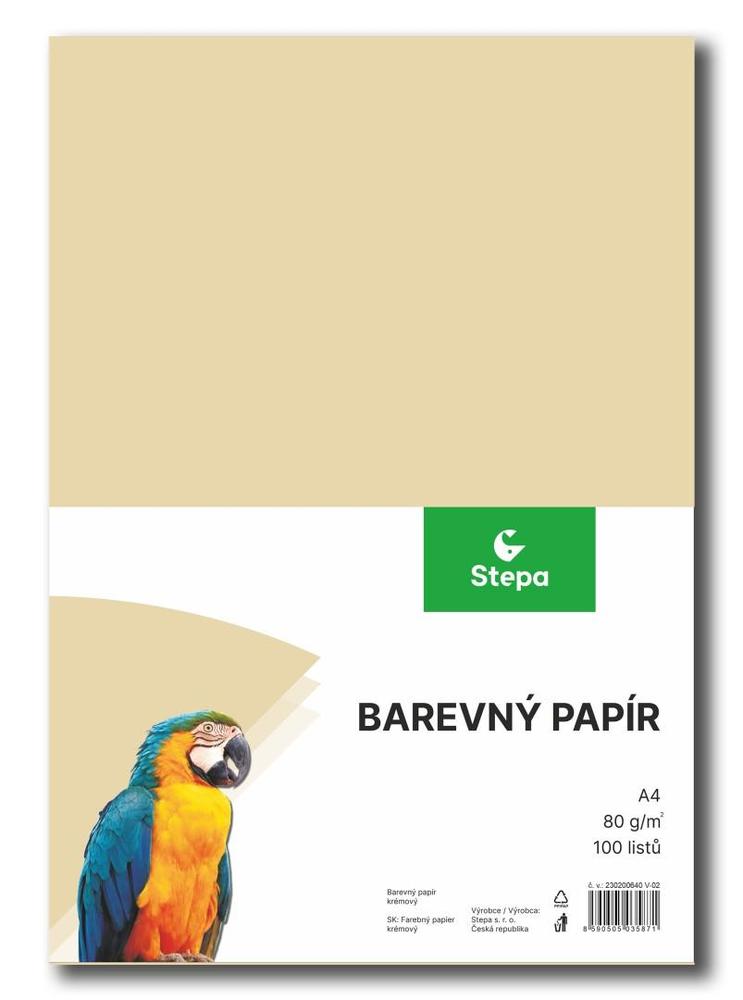 Papír náčrtkový A4 80g / 100l krémový