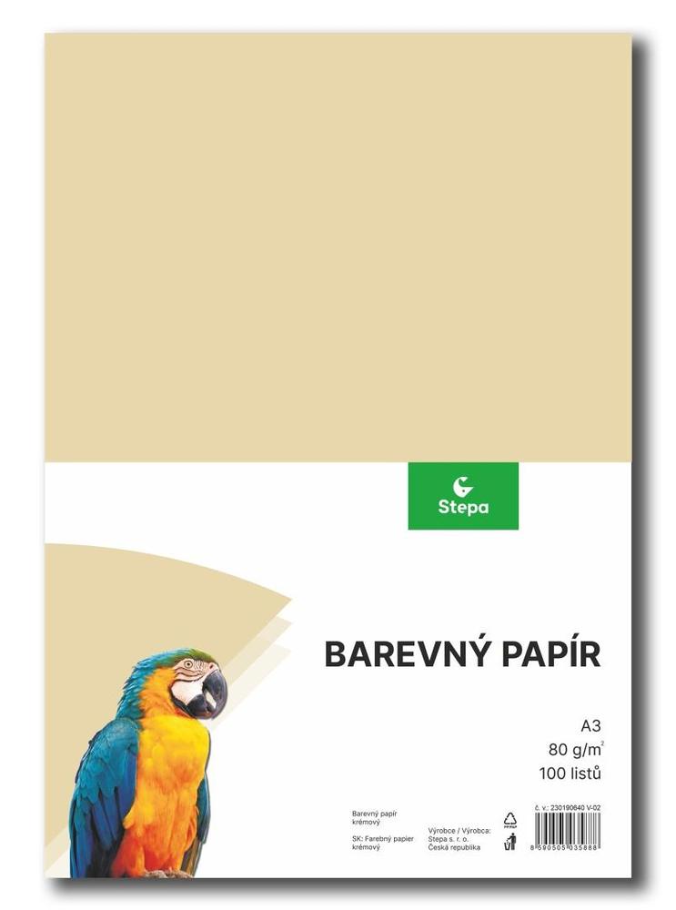 Papír náčrtkový A3 80g / 100l krémový