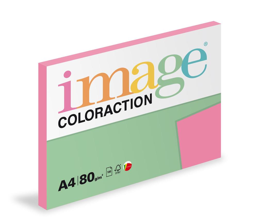 Coloraction papír kopírovací A4 80 g růžová reflexní 100 listů