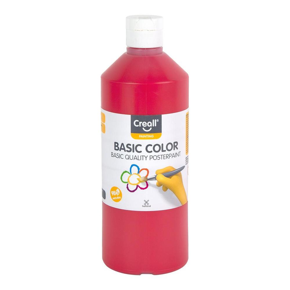Creall barva temperová 0,5 l tmavě červená