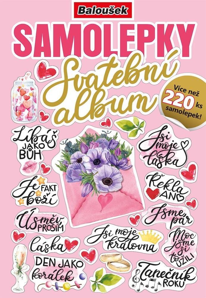 Baloušek Tisk sešit samolepkový A5 Svatební album