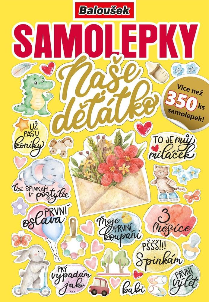 Baloušek Tisk sešit samolepkový A5 Naše děťátko