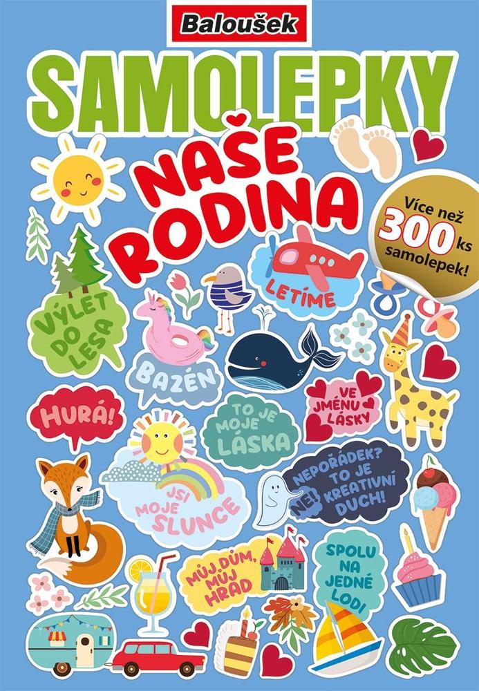 Baloušek Tisk sešit samolepkový A5 Naše rodina