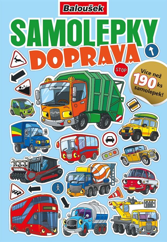 Baloušek Tisk sešit samolepkový A5 Doprava