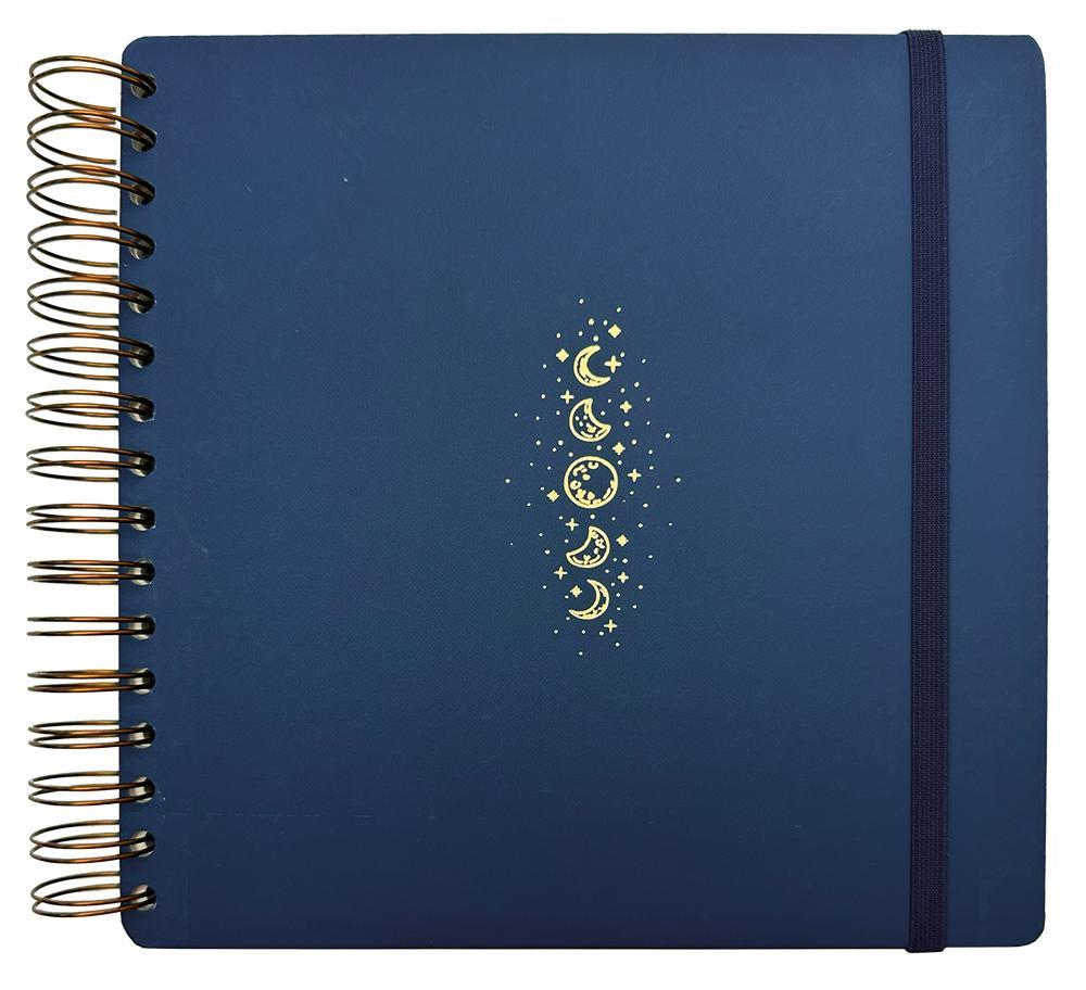 Baloušek Tisk album/Scrapbook - Luxi 210x210 - námořnicky modrý - Vesmír