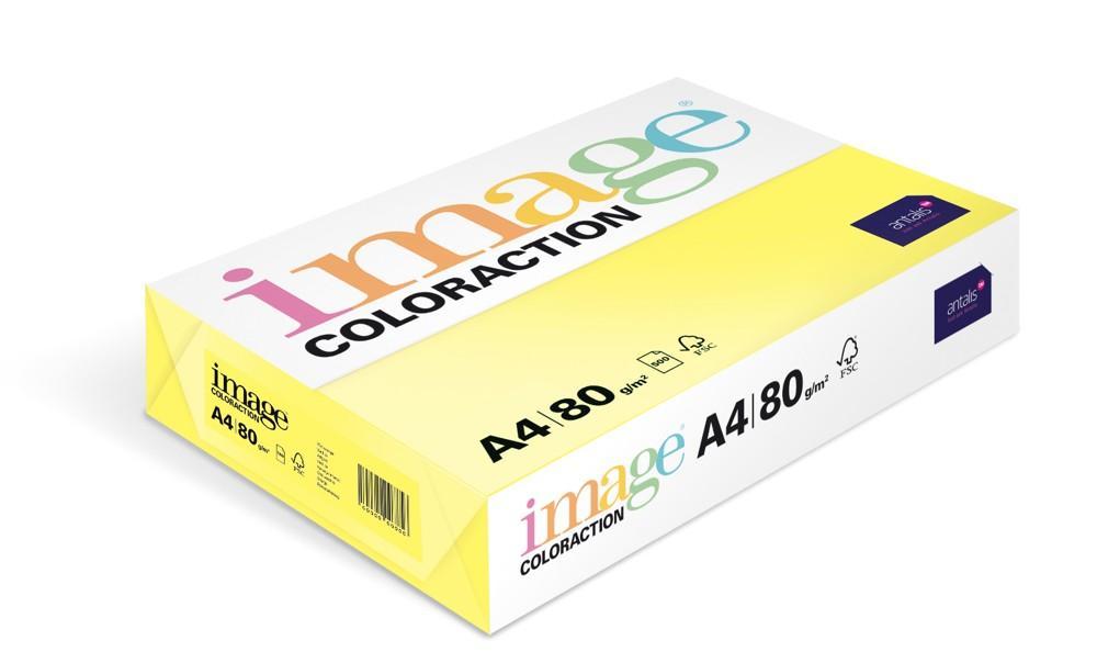 Coloraction papír kopírovací A4 80 g žlutá citronová 500 listů