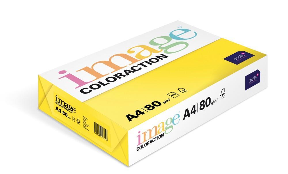 Coloraction papír kopírovací A4 80 g žlutá sytá 500 listů