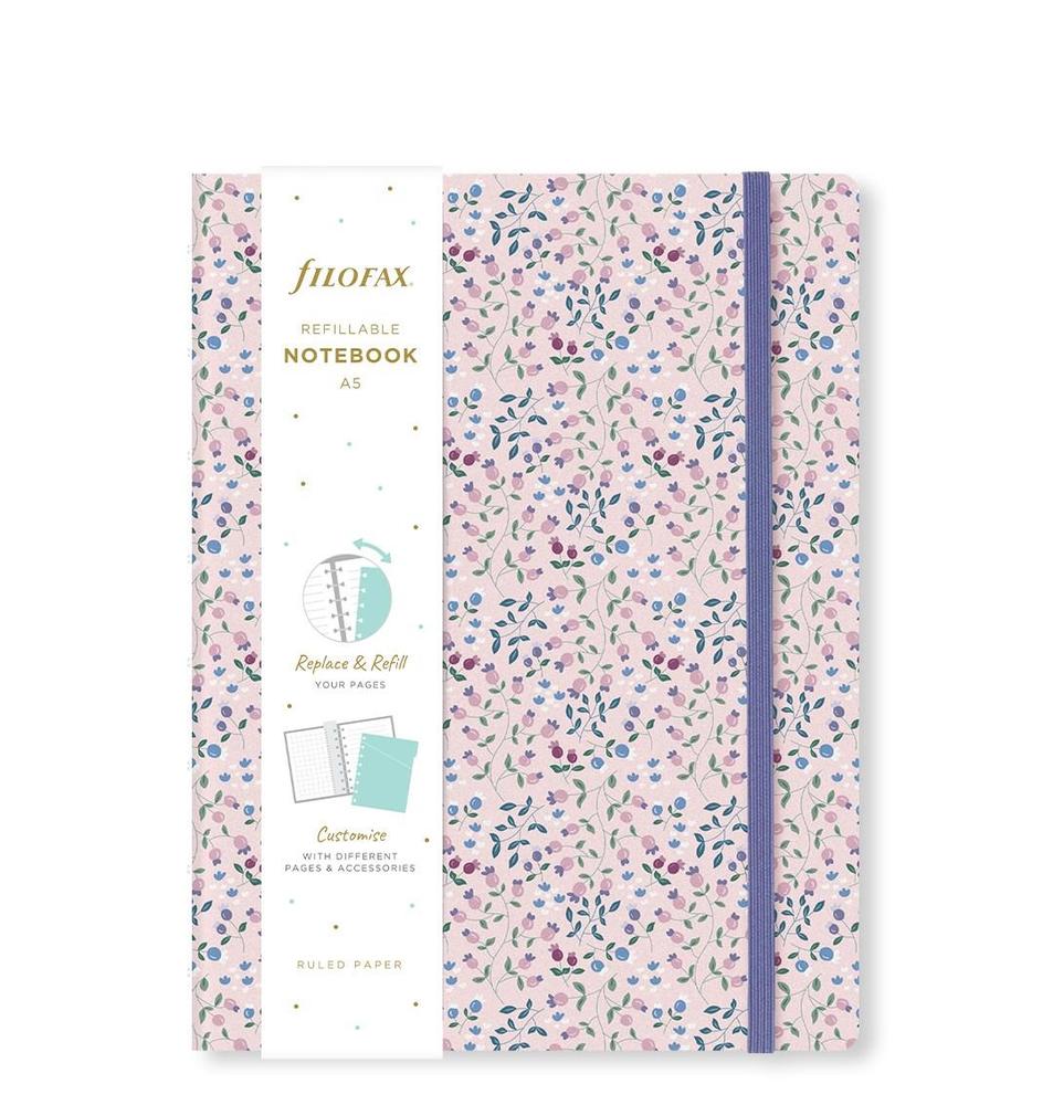Filofax zápisník Notebook Meadow A5, růžový
