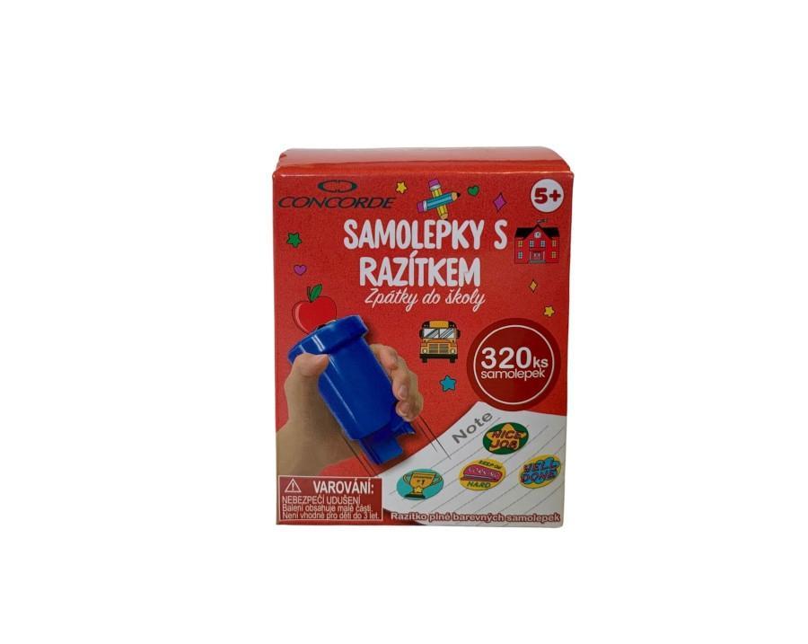 CONCORDE samolepky s razítkem Zpátky do školy