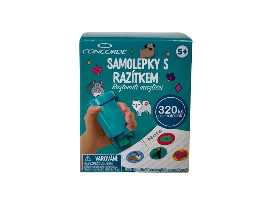 CONCORDE samolepky s razítkem Roztomilí mazlíčci