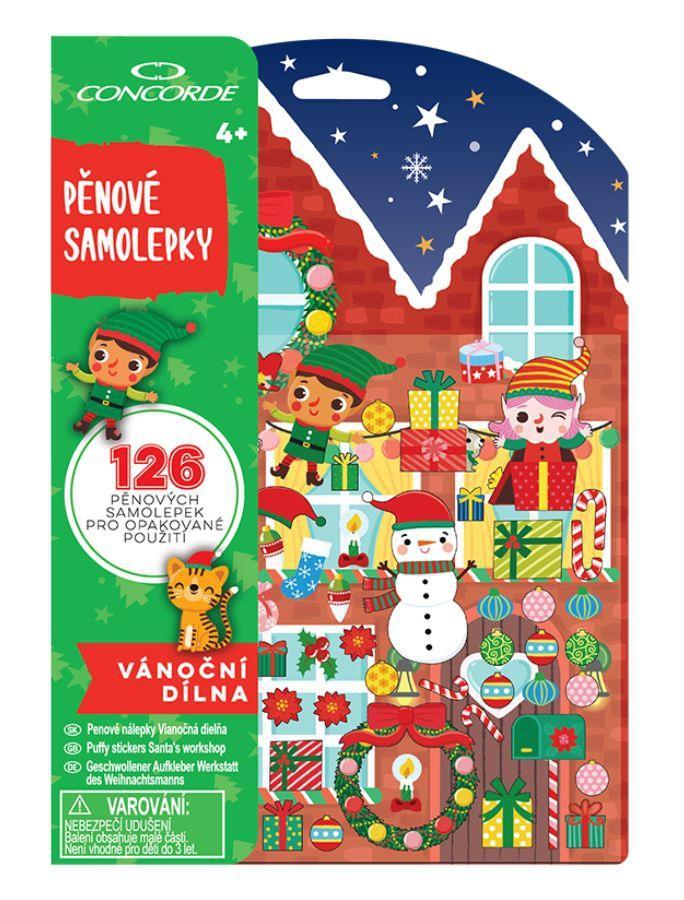 CONCORDE pěnové samolepky Vánoční dílna